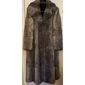Estate 100% genuine full length women’s rabbit coat.